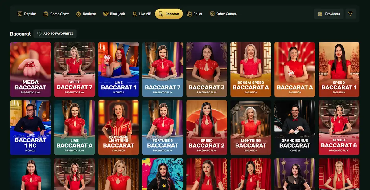 Goldex Casino Baccarat – Live-Baccarat-Varianten von Evolution Gaming auf goldexonline.de